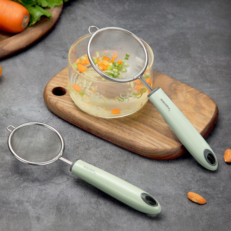 Filter screen ultra-fine leak spoon baby baby feeding filter egg juice filter