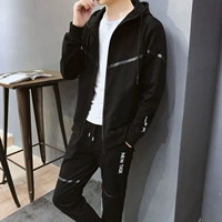 Мужская толстовка, демисезонный комплект, осенняя спортивная куртка, 2021 года