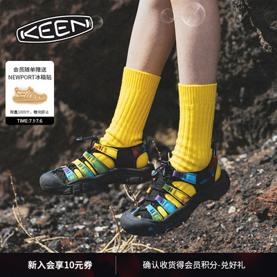 KEEN Официальная мужская и женская уличная удобная и модная дышащая повседневная обувь NEWPORT RETRO.