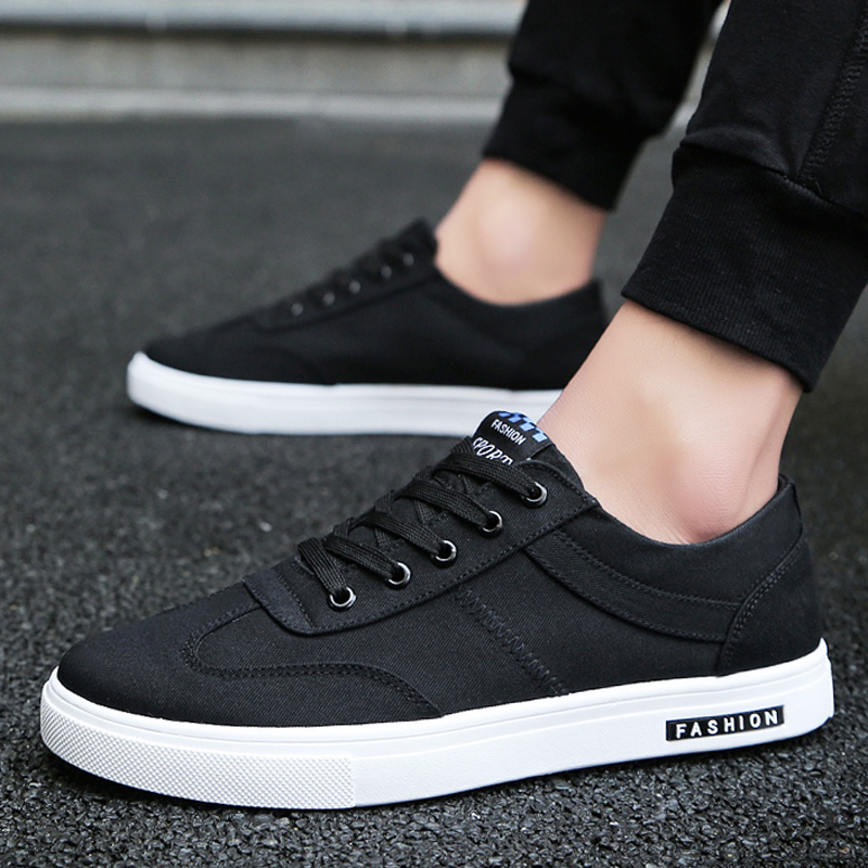 2022 New Summer Canvas Board Shoes Casual Tide Shoes Old Beijing Cloth Shoes Trend 100 Hitch Deodorant Breathable Men's Shoes