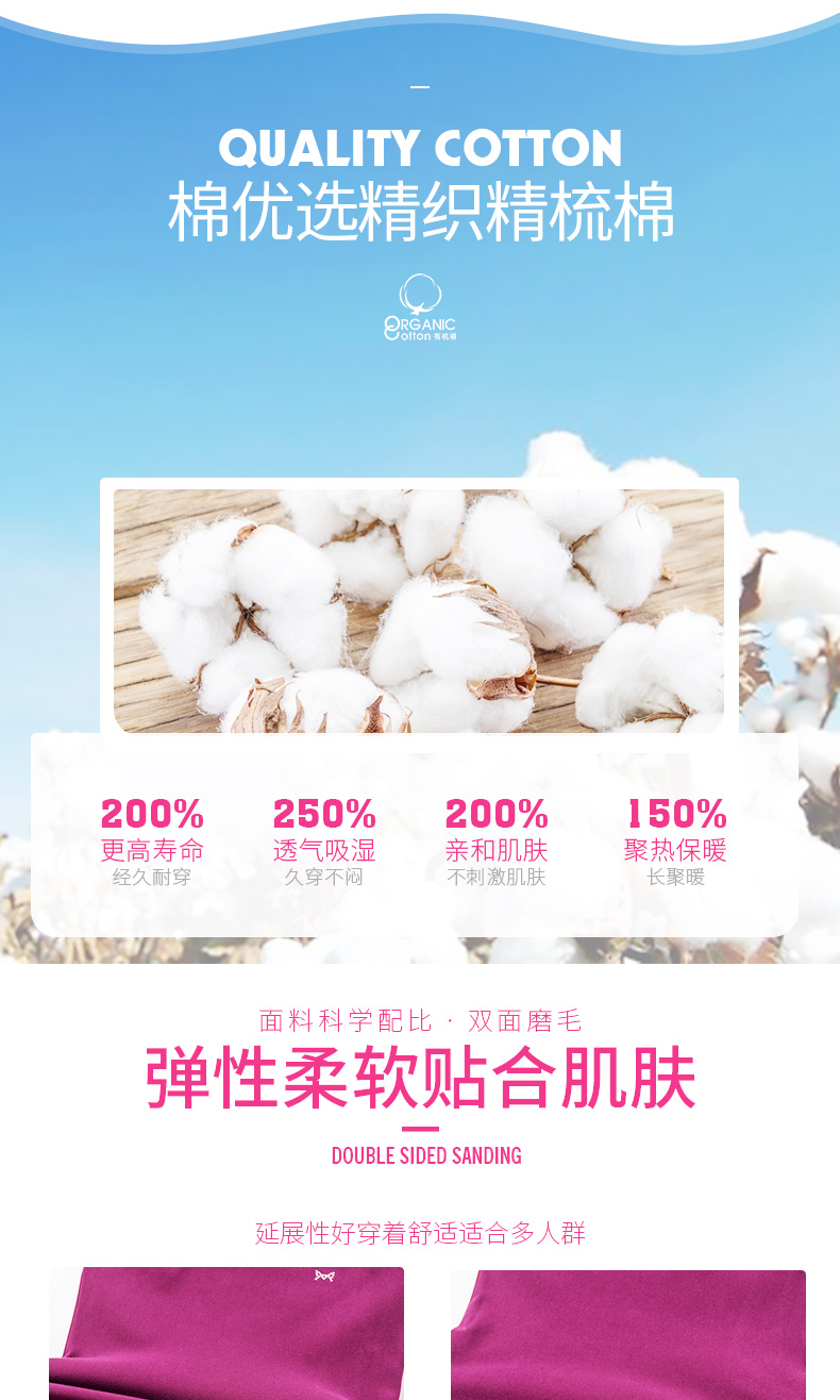 Cat người nhiệt đồ lót nam mỏng phần phụ nữ sinh năm áo len cotton thanh niên chặt chẽ quần áo mùa thu quần dài phù hợp với - Phù hợp với nóng lên kiểu đồ bộ đẹp