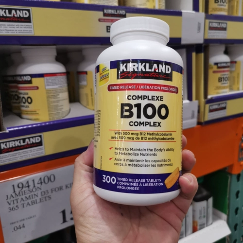 В этот период скидка на Канаду Kirkland Coca -Coca -Coca -Coca -Compound для взрослых витамин B100 300 капсулы