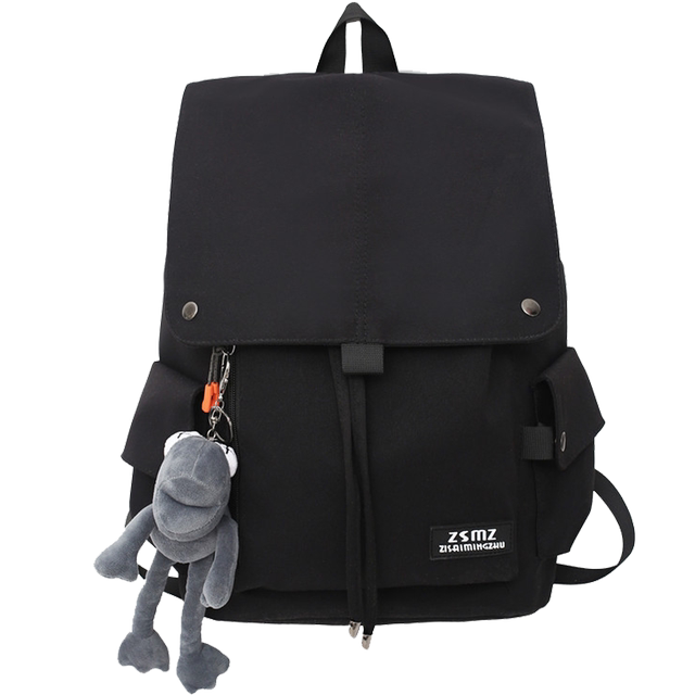 Ins casual schoolbag fashion color block large capacity men