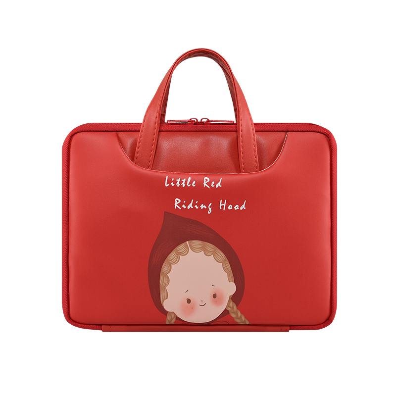Fashionable and Cute Women's Handbag Suitable for Huawei Matebook, Xiaomi, Hp, Apple Macbook, Dell, Lenovo 11/12/13.3/13/1415/ 15.6inch Laptop Bag with Waterproof Trolley Strap