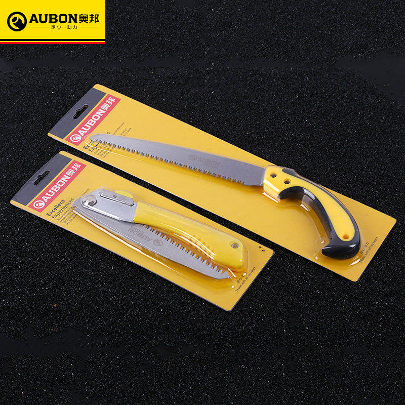 Obong Manganese Steel Landscaped Fruit Tree Saw Plastic Handle Woodwork Handsaw Folding and Grinding Teeth Repair