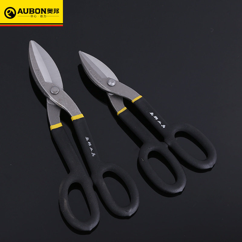 Obong Chrome Vanadium Steel 12 Inch American Iron Sheet Cut Anti Slip Manual 10 Inch Straight Head American Iron Sheet Cut