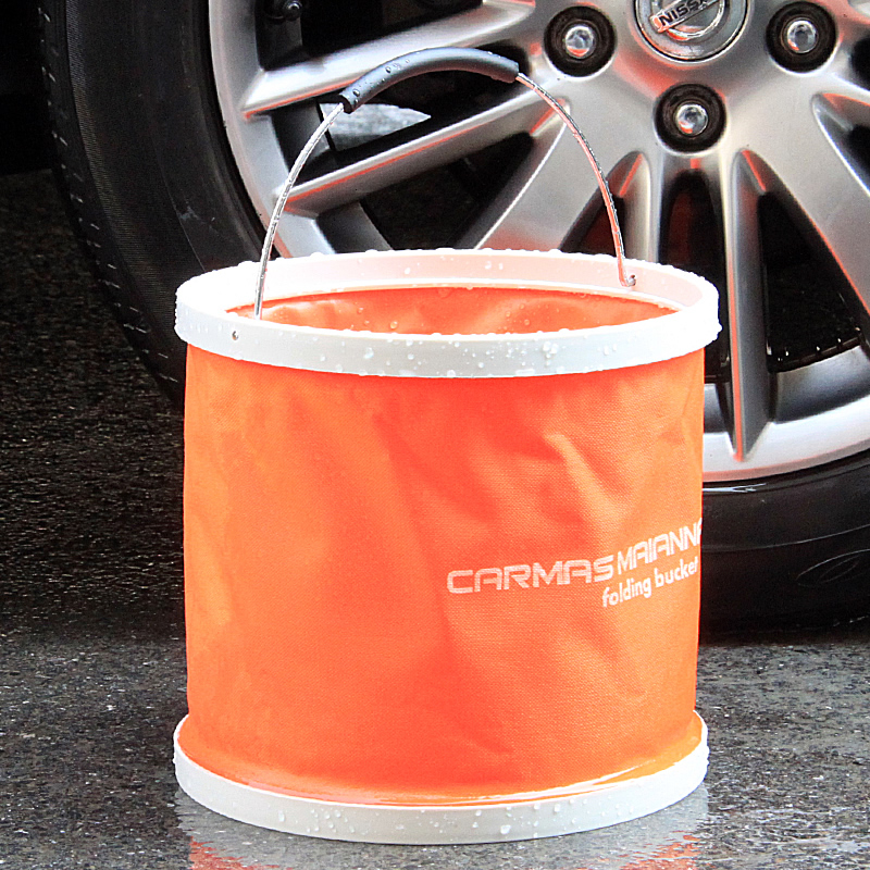 Foldable car wash bucket portable car car car shrink outdoor fishing bucket travel brush car multifunctional large