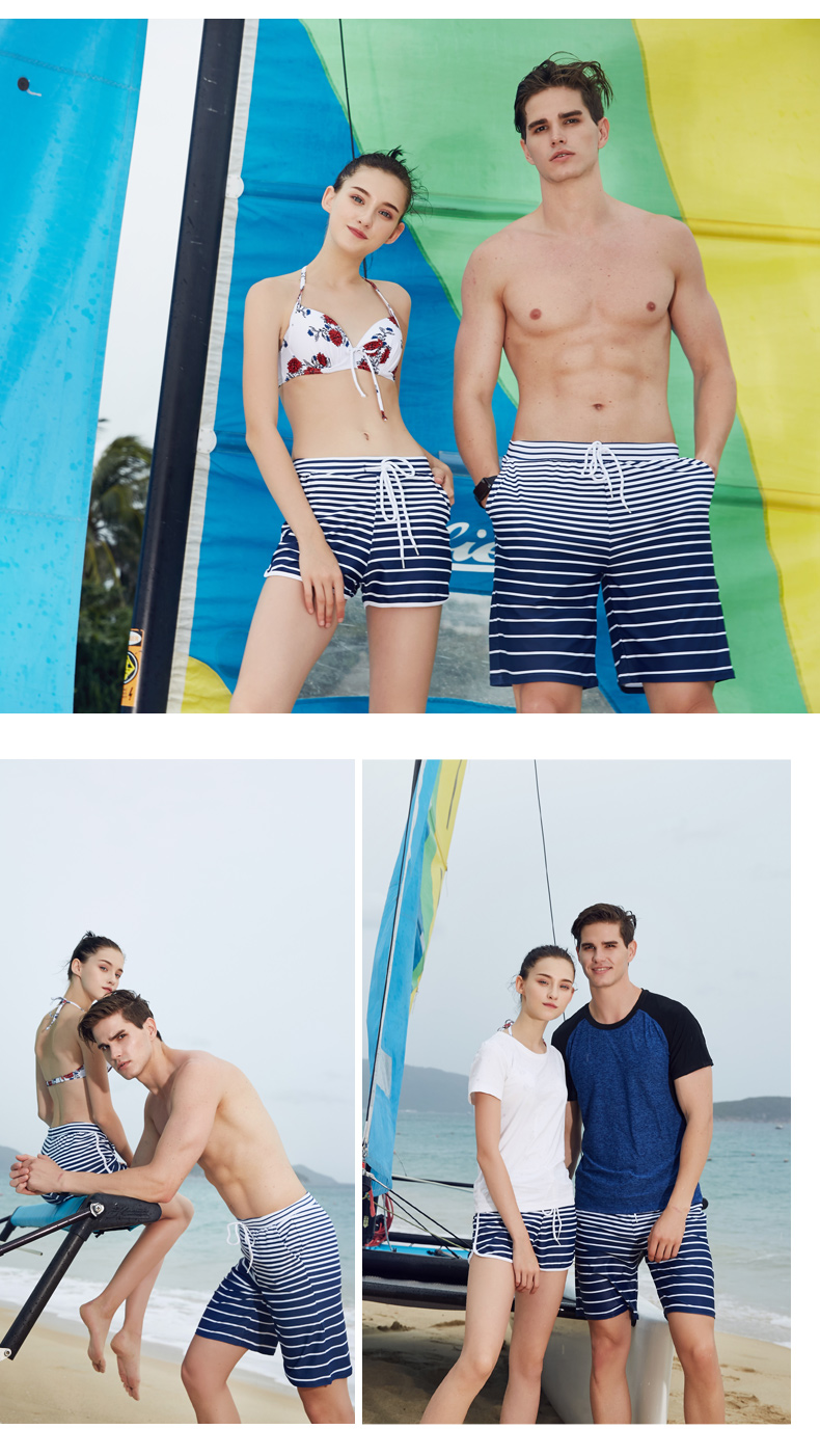 Yimeishan bơi trunks nam năm điểm tốc độ mùa hè khô lỏng cộng với phân bón XL bên bờ biển có thể được đưa ra vài bãi biển quần 	quần đi biển vàng	