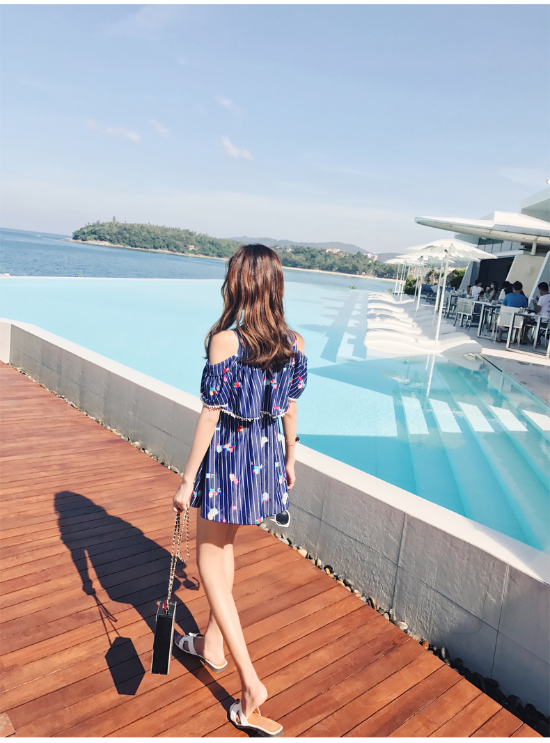 Bộ đồ bơi Yi Meishan nữ 2018 mới thời trang mỏng gợi cảm mùa xuân nóng bỏng bảo thủ che bụng áo tắm retro một mảnh - Bộ đồ bơi One Piece đồ bơi 1 mảnh tay dài