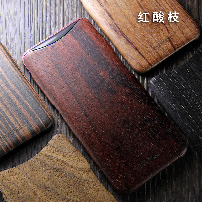 SHOWKOO Kevlar Natural Wood Ultra Slim Case Cover for OPPO Find X