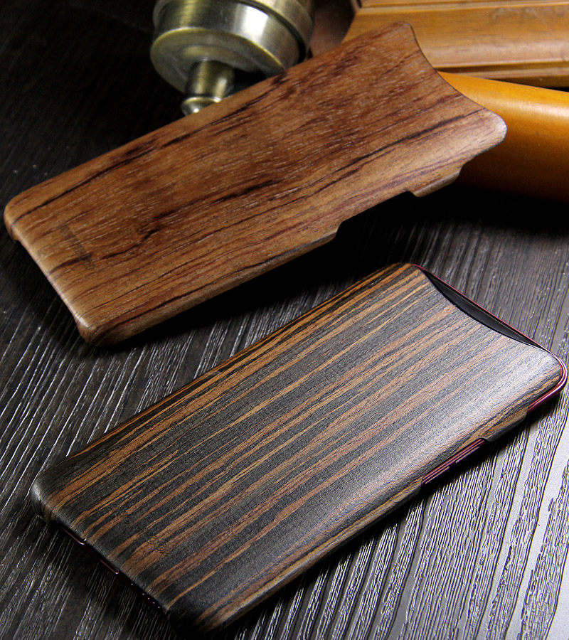 SHOWKOO Kevlar Natural Wood Ultra Slim Case Cover for OPPO Find X