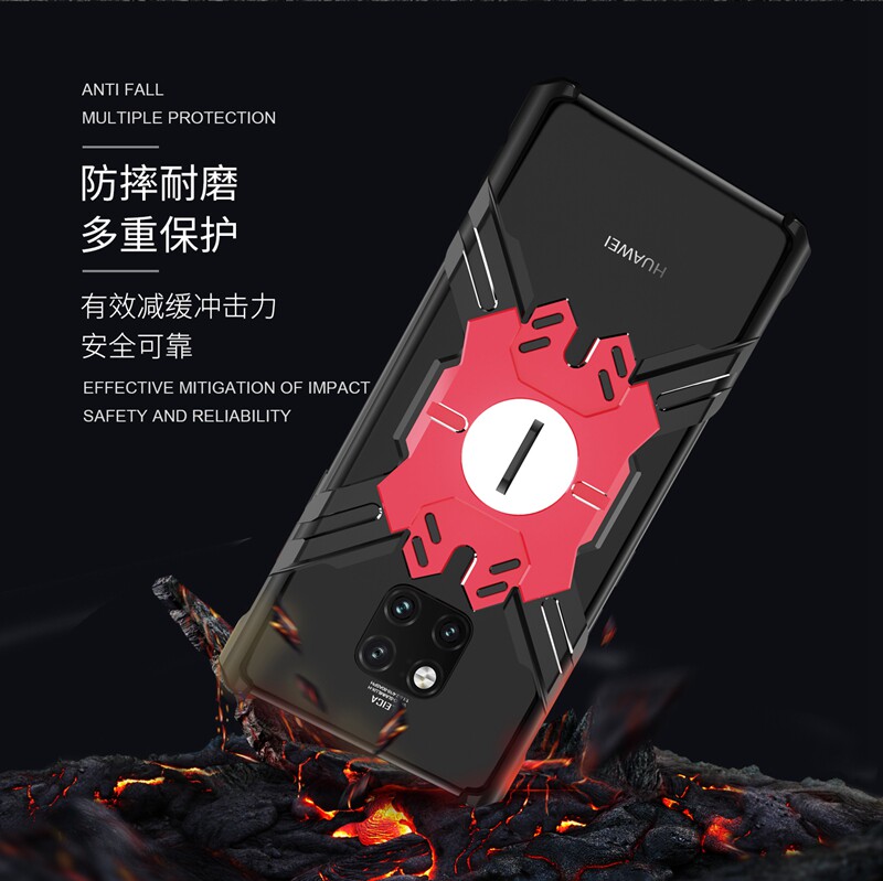 Kylin Armor Heroes Bracket Aluminum Metal Shell Case Cover for Huawei Mate 20 Pro & Huawei Mate 20