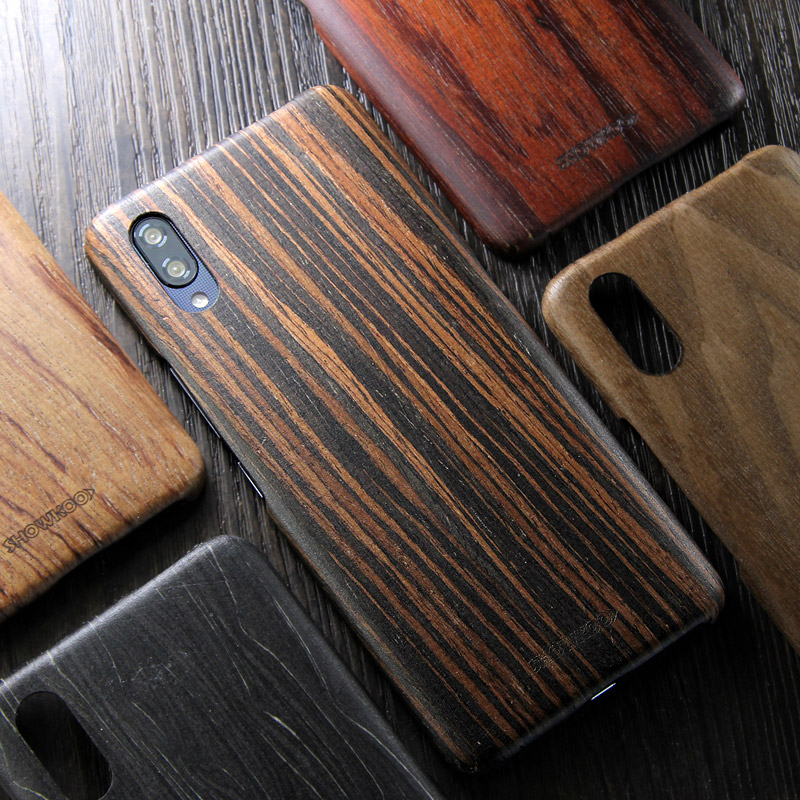 SHOWKOO Kevlar Natural Wood Ultra Slim Case Cover for vivo NEX S & vivo NEX A