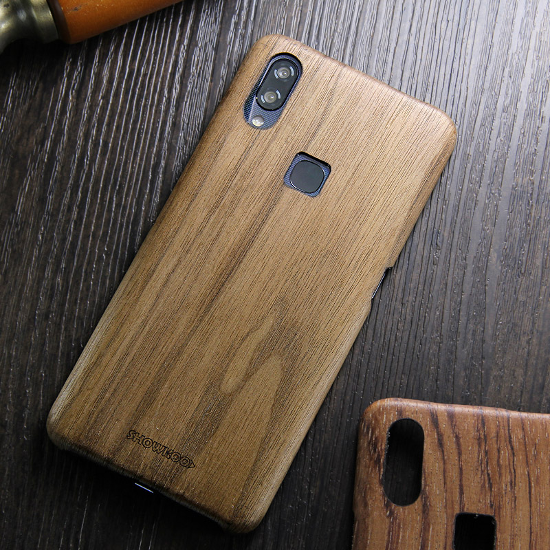 SHOWKOO Kevlar Natural Wood Ultra Slim Case Cover for vivo NEX S & vivo NEX A