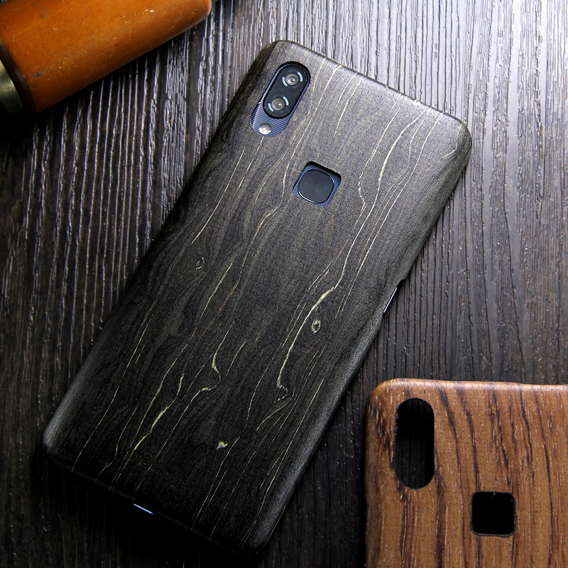 SHOWKOO Kevlar Natural Wood Ultra Slim Case Cover for vivo NEX S & vivo NEX A