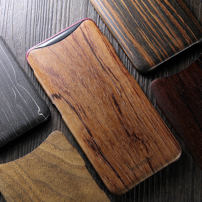 SHOWKOO Kevlar Natural Wood Ultra Slim Case Cover for OPPO Find X