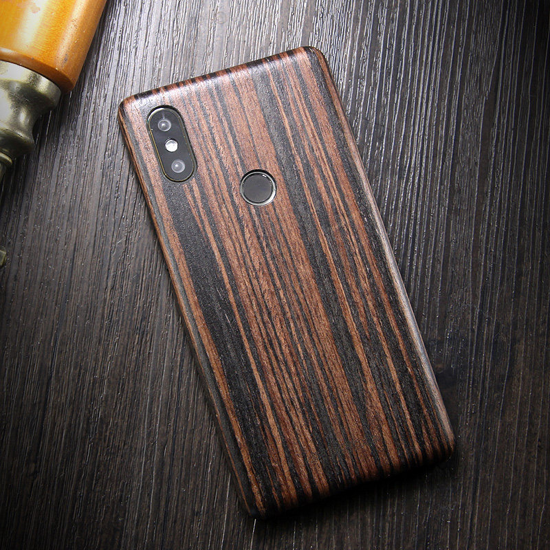 SHOWKOO Kevlar Natural Wood Ultra Slim Case Cover for Xiaomi Mi MIX 2S
