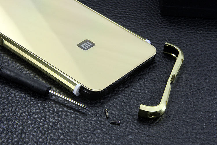 iy Rainbow Aluminum Metal Bumper Dazzle PC Back Cover Case for Xiaomi Mi Note 3