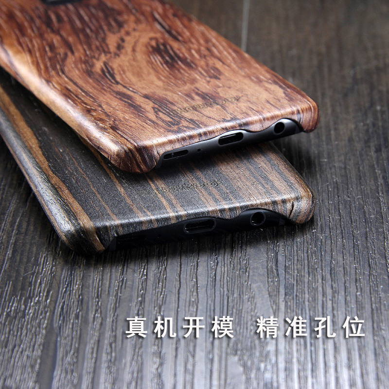 SHOWKOO Kevlar Natural Wood Ultra Slim Case Cover for Samsung Galaxy S9 Plus & Galaxy S9