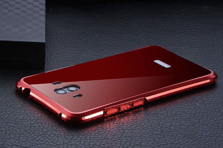 iy Rainbow Super Drop-proof Aluminum Metal Bumper Dazzle PC Back Cover Case for Huawei Mate 10 & Huawei Mate 10 Pro