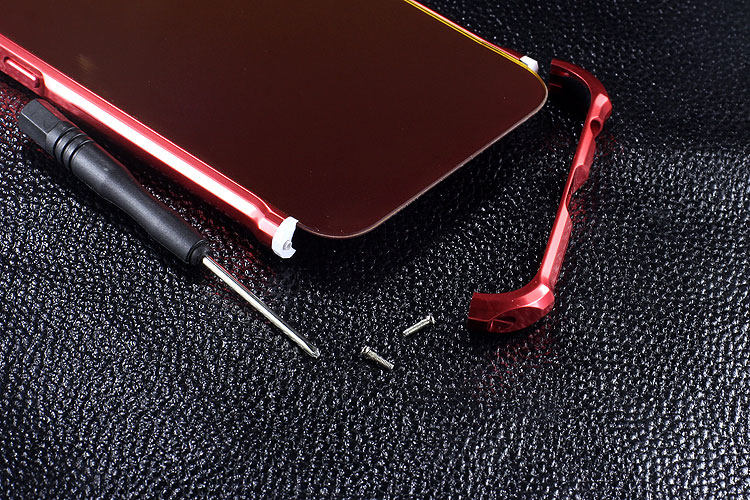 iy Rainbow Aluminum Metal Bumper Dazzle PC Back Cover Case for vivo X9s & vivo X9s Plus