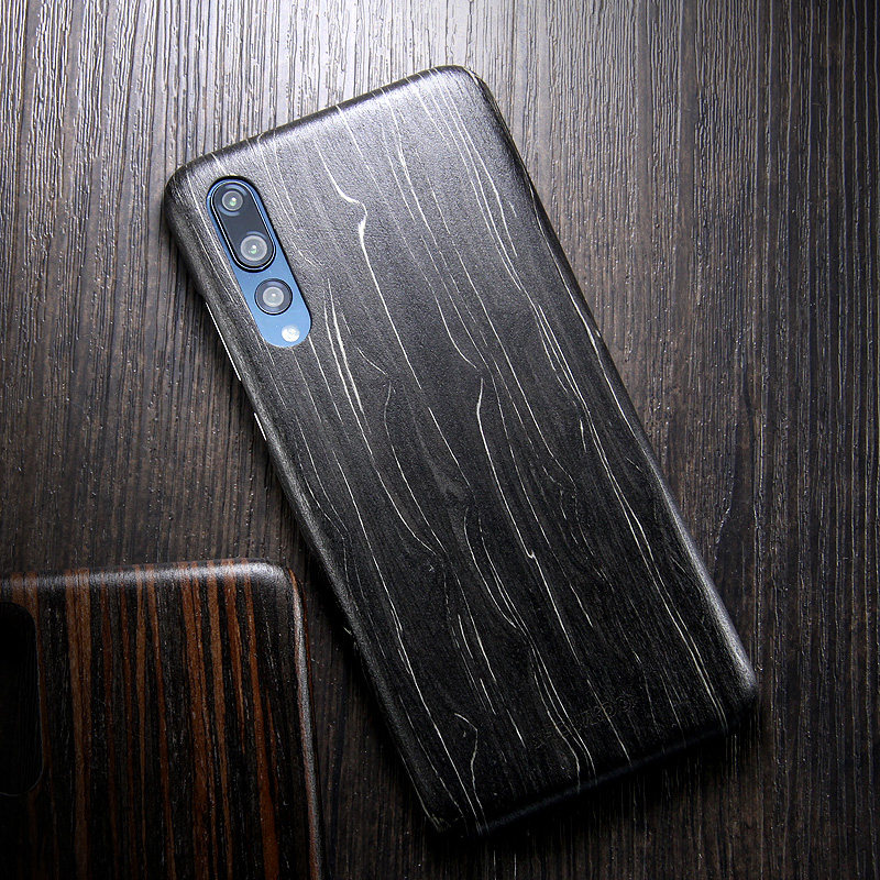 SHOWKOO Kevlar Natural Wood Ultra Slim Case Cover for Huawei P20 & Huawei P20 Pro