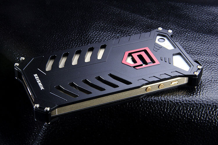 SEISMIK S-ONE Armor Man Shockproof Aluminum Shell Metal Case Cover for Apple iPhone SE/5S/5