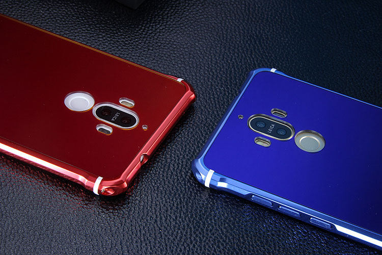 iy Rainbow Aluminum Metal Bumper Dazzle PC Back Cover Case for Huawei Mate 9 & Huawei Mate 9 Pro & Huawei Mate 9 Porsche Design