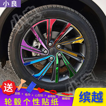 Dedicated to Bin Yue wheel stick wheel scratch protection film Bin Yue personality modification tire ring scratch stick