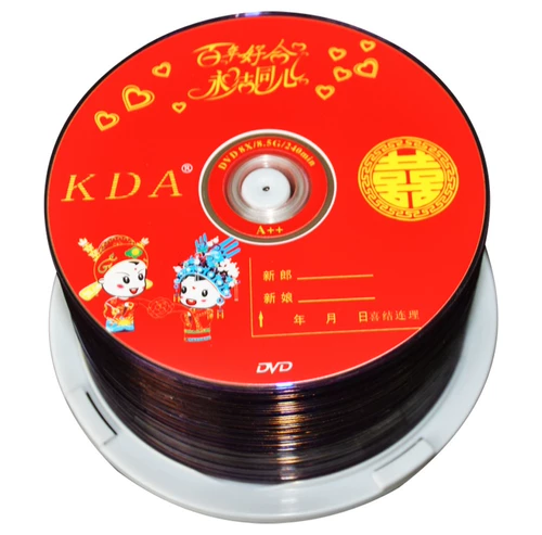 Свадебный рекордный диск 8,5 г/240 минут DVD Большой свадебный фестиваль KDA Wedding D9/DL Disc 8G Dis D9 Blank Disc 8.5G Свадебный диск 8G Disc