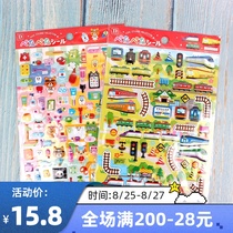  Japan Daichuang Childrens cartoon stickers Car Boy Princess Dressup Stickers Girl Child Stickers Stickers