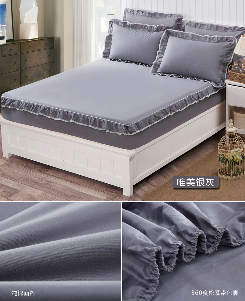 Giường bông, mảnh duy nhất bông Simmons bảo vệ bìa 1.8 m giường non-slip giường bìa 1.5 m giường mat mỏng đặt mùa hè