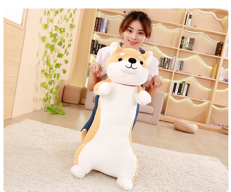 Shiba Inu Husky Odd Chó dễ thương Đồ chơi sang trọng Ragdoll Doll Ngủ Gối Girl Girl Gift - Đồ chơi mềm bạch tuộc cảm xúc size lớn