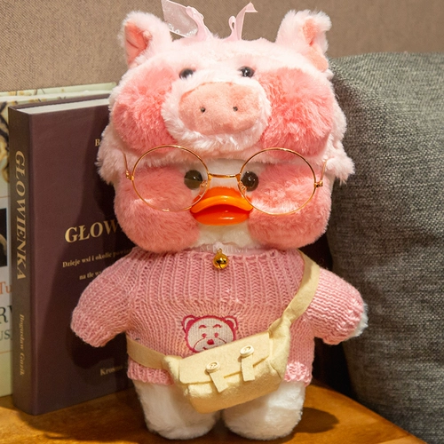 B.Duck, белая подарочная коробка, плюшевая игрушка, кукла, популярно в интернете, утка, подарок на день рождения