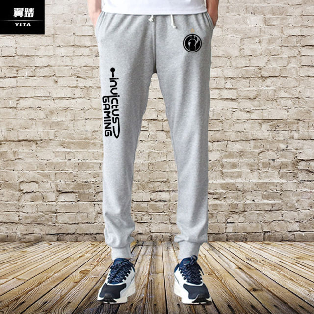 iG team casual pants Uniforms S9 finals LPL sweatpants foot pants men and women's league game pants sports pants