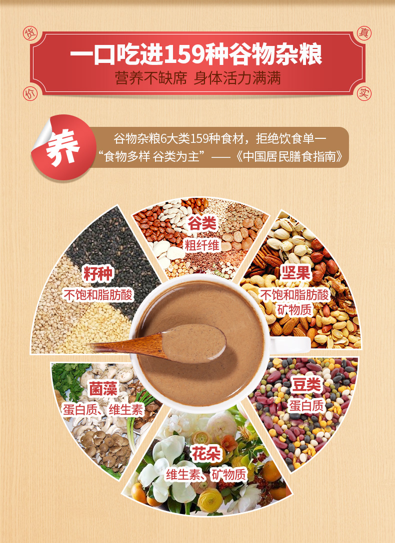 明安旭159代餐粉正品素食全餐五谷杂粮