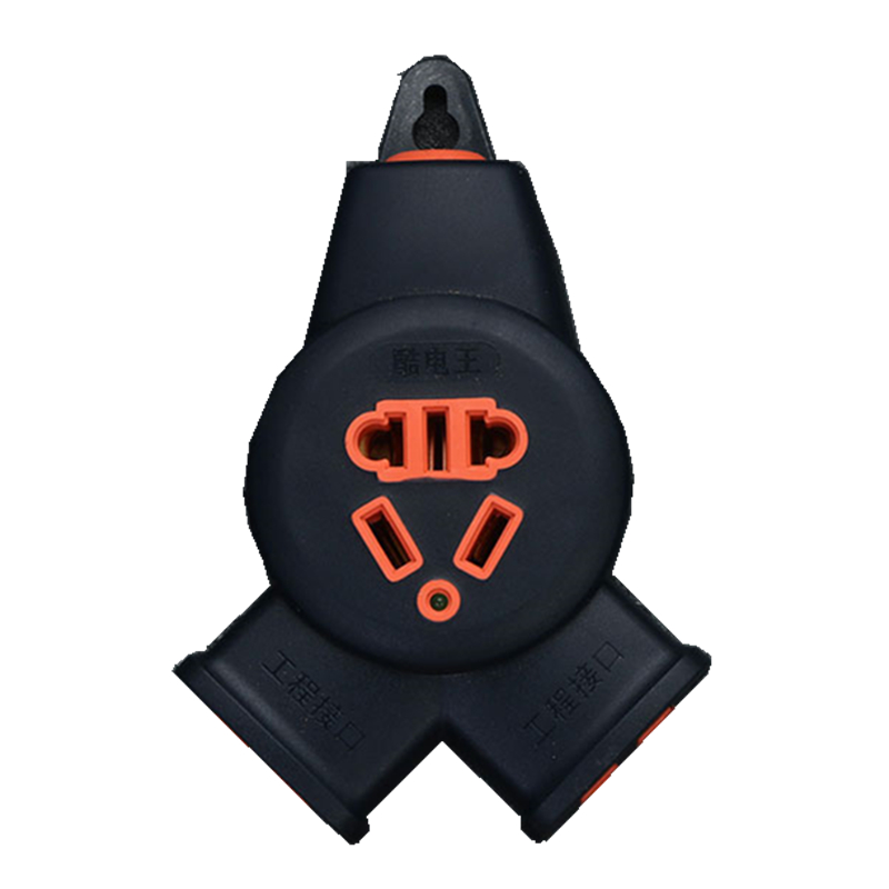 Engineering Socket Pure Copper High Power Extension Wire Platoon Anti-Fall Floor Towing Socket Wireless Extension Cord Insertion Row