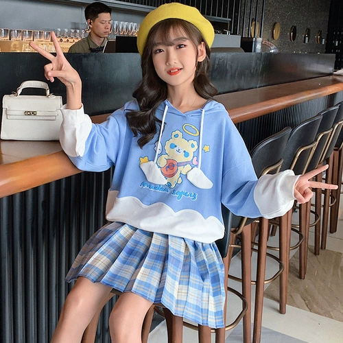 Осенний модный детский спортивный комплект, подходит для подростков, популярно в интернете, в западном стиле, коллекция 2021