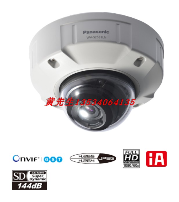Original installed Panasonic WV-S2531LN network camera National United Insurance  