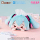 Moeyu Hatsune Miku squinting series cardboard box miku cute plush tissue box 2D peripheral