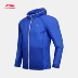 Li Ning thể thao áo gió mùa hè người đàn ông mới của trùm đầu windproof phù hợp với chạy thể dục thể thao áo mưa quần áo da