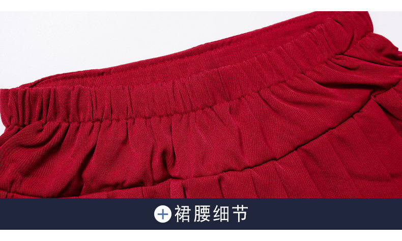 товар из китая 小学生校服春秋季班服幼儿园长袖刺绣衬衫男女童酒红色百褶裙套装