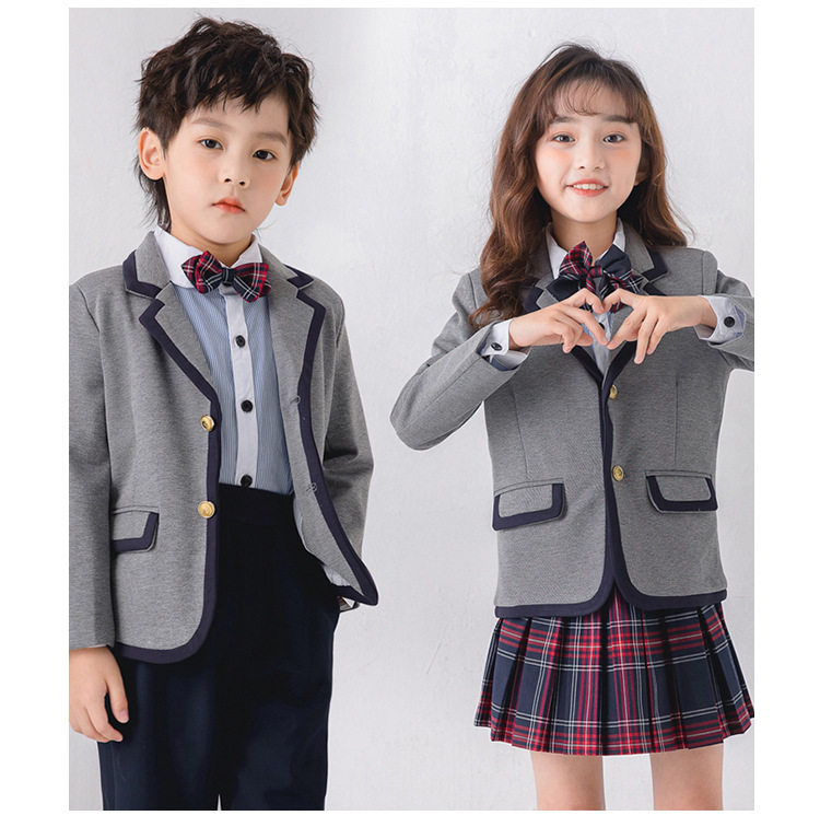  Форма, детский универсальный комплект подходит для мужчин и женщин, в британском стиле, 3 предмета 