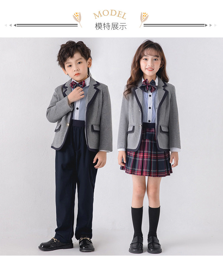  Форма, детский универсальный комплект подходит для мужчин и женщин, в британском стиле, 3 предмета 