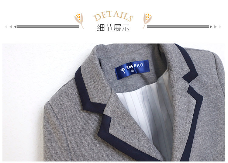  Форма, детский универсальный комплект подходит для мужчин и женщин, в британском стиле, 3 предмета 