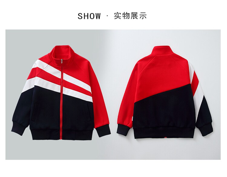 Демисезонная форма для детского сада для школьников и студентов, красный комплект подходит для мужчин и женщин, спортивный костюм, 3 предмета, в британском стиле 