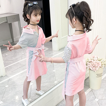 Girl Foreign Air Dress Dress 2022 New Summer Dress Children Dress Nets Red Girl Princess Dresses Dresses Great Summer Skirts Tide