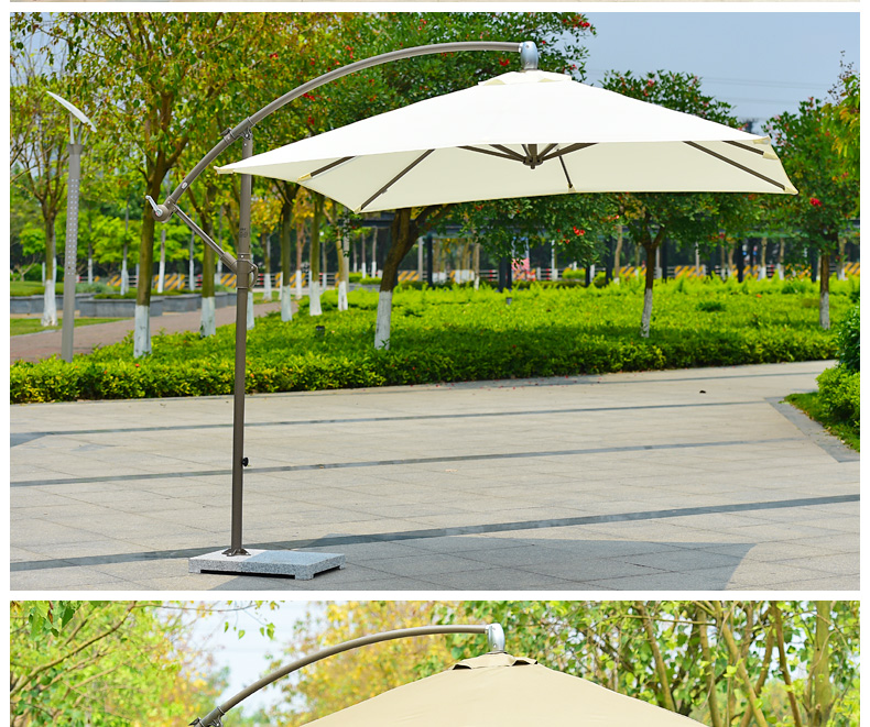 Nội thất ngoài trời ô dù chuối đứng bảo vệ gian hàng đơn phương bãi biển đứng gian hàng Roman ô sân vườn sân vườn ô - Bàn ghế ngoài trời / sân ghế sắt ngoài trời