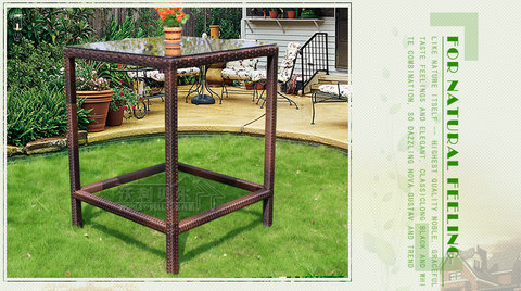 Vườn mây ngoài trời bàn ghế bar sảnh mía ghế sân thượng ngoài trời bàn ghế năm mảnh kết hợp bộ đồ nội thất giải trí kit - Bàn ghế ngoài trời / sân bàn ghế ban công