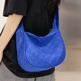 Брендовая вместительная и большая летняя сумка на одно плечо, популярно в интернете, 2023